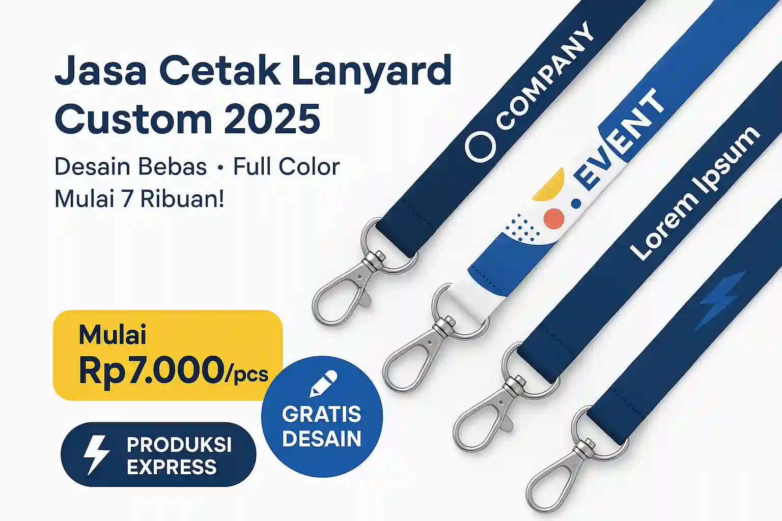 Jasa Pembuatan Lanyard Custom Murah & Cepat